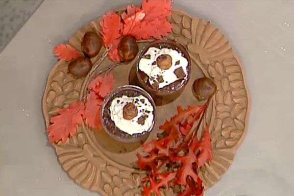 Bicchierini di castagne con il cioccolato - Lorenzo Branchetti