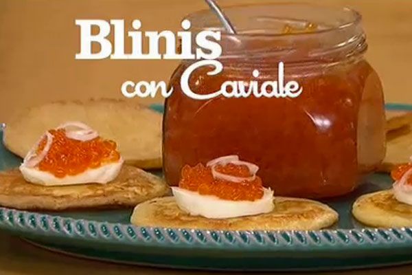 Blinis con caviale - I men di Benedetta