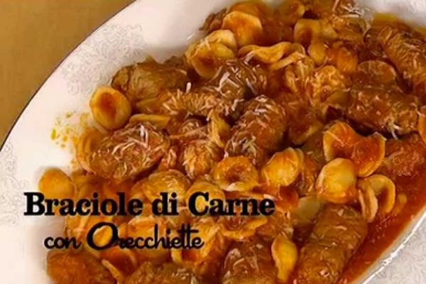 Braciole di carne con orecchiette - I men di Benedetta