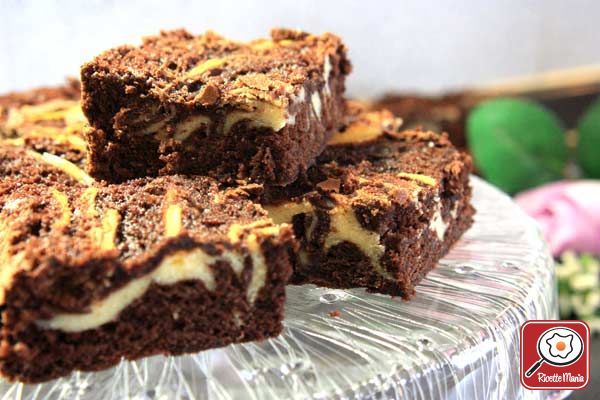 Brownies marmorizzati