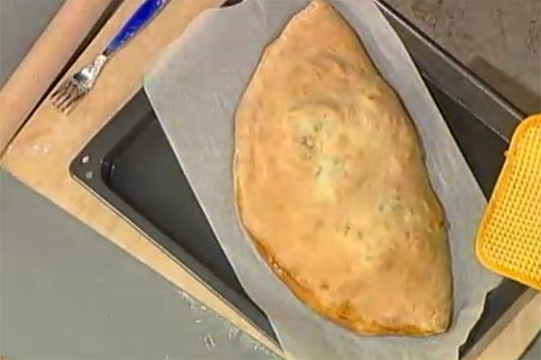 Calzone di piada ripieno di verdure - Alessandra Spisni