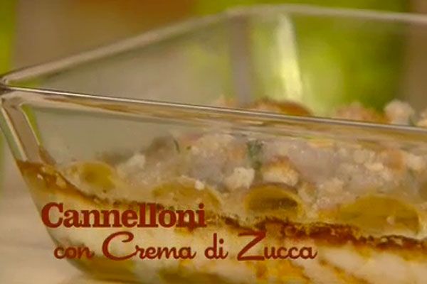 Cannelloni alla zucca con lardo e amaretti - I menù di Benedetta