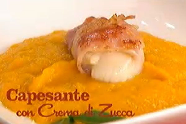 Capesante con crema di zucca - I men di Benedetta