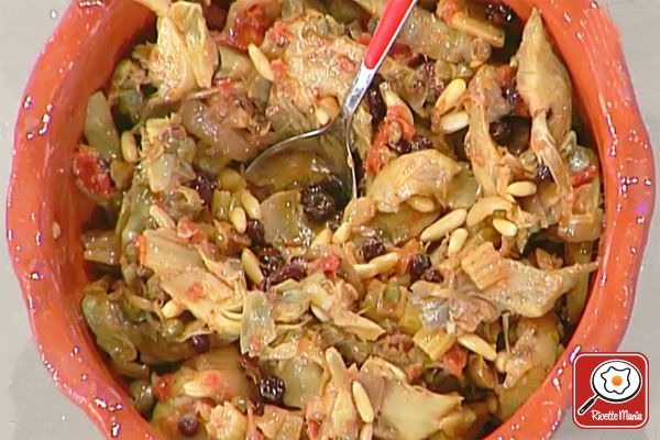 Ricetta Caponata di carciofi Caponata di carciofi