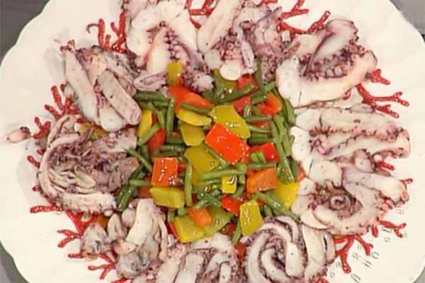 Ricetta Carpaccio di polpo - Anna Moroni Carpaccio di polpo - Anna Moroni