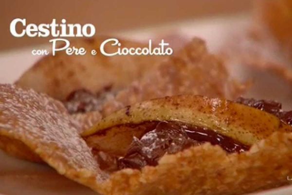 Cestino con cioccolato e pere - I men di Benedetta