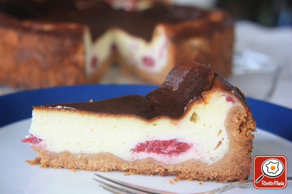 Cheesecake ai lamponi per celiaci