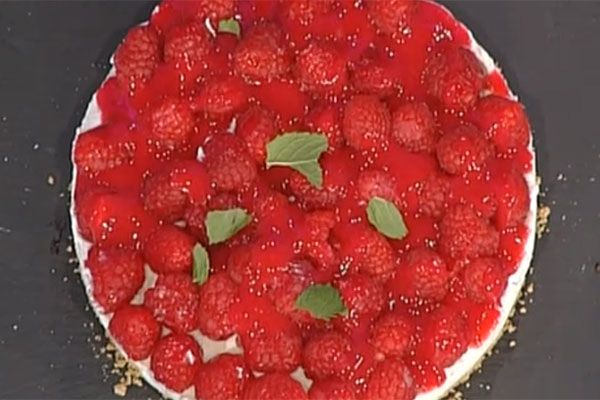 Cheesecake di lampone e menta