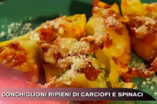 Conchiglioni ripieni di carciofi e spinaci - Cucina con Buddy