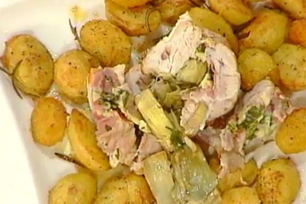 Coniglio farcito con patate - Anna Moroni