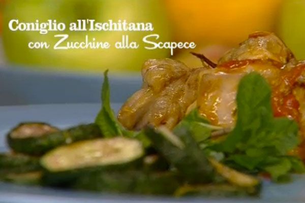 Coniglio all'ischitana e zucchine alla scapece - I men di Benedetta