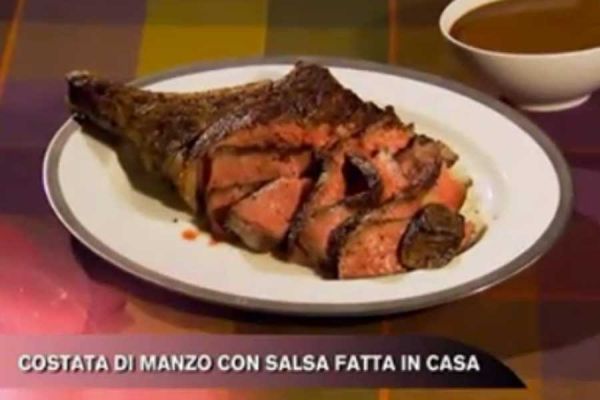 Costata di manzo con salsa fatta in casa - Cucina con Buddy