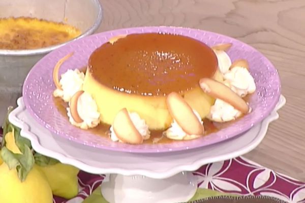 Creme Caramel alla vaniglia e profumo di limone - Sal De Riso