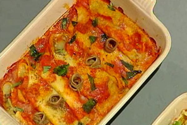 Crespelle con mozzarella e acciughe - Antonella Clerici