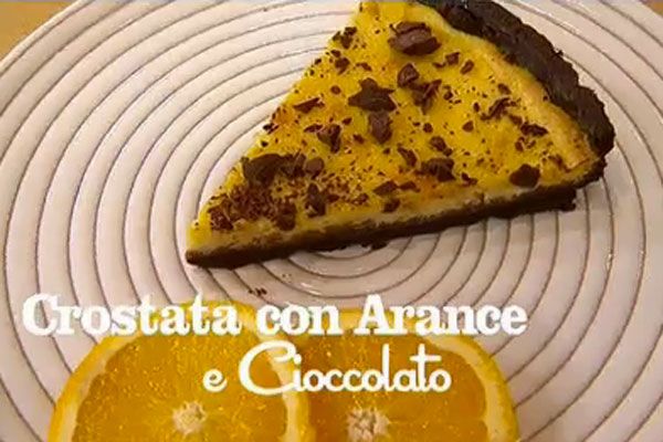 Crostata con arance e cioccolato - I men di Benedetta