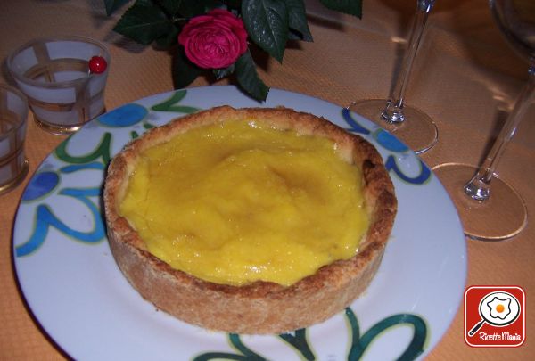 Crostata di crema cotta