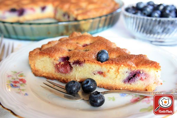 Torta frangipane ai frutti di bosco