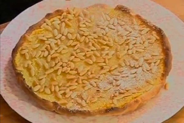 Crostata al limone e pinoli - cotto e mangiato