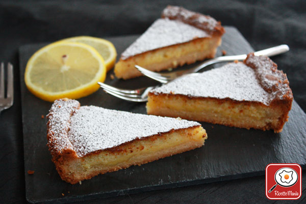 Crostata al limone e mandorle