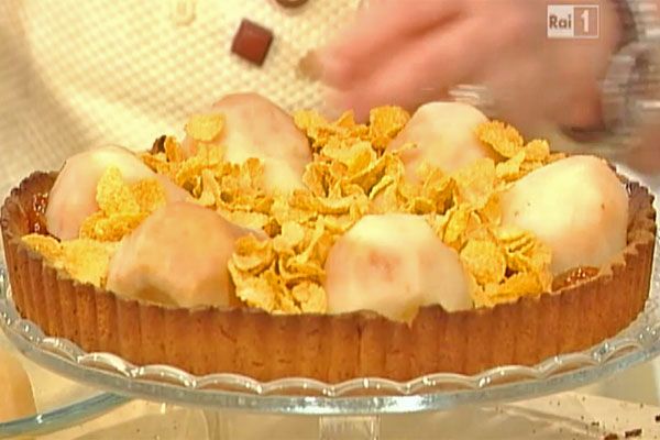 Crostata con pere e corn flakes- Anna Moroni