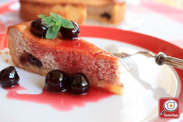 Crostata di ricotta e amarene