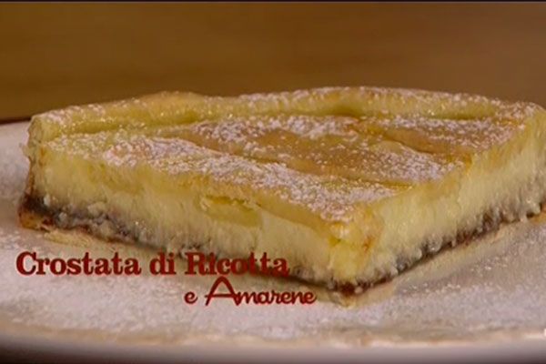 Ricetta Crostata di ricotta e amarene - I menų di Benedetta Crostata di ricotta e amarene - I menų di Benedetta