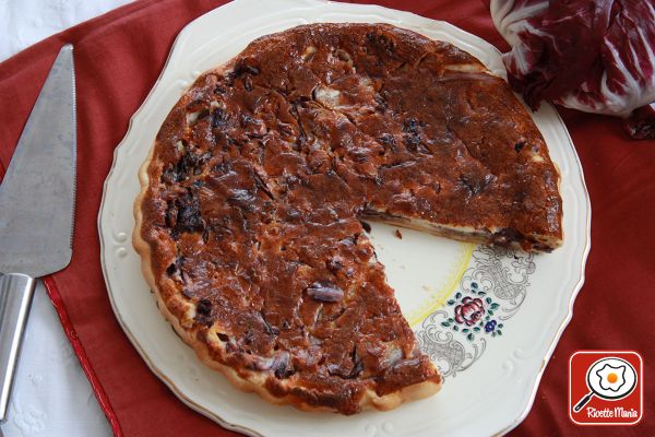 Crostata salata di radicchio