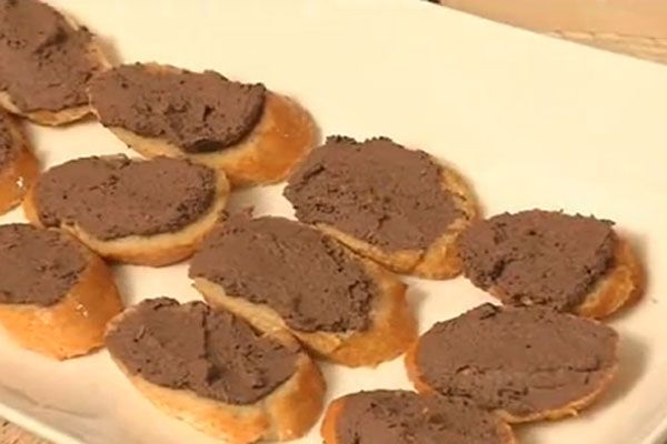 Crostini di fegato toscani - cotto e mangiato