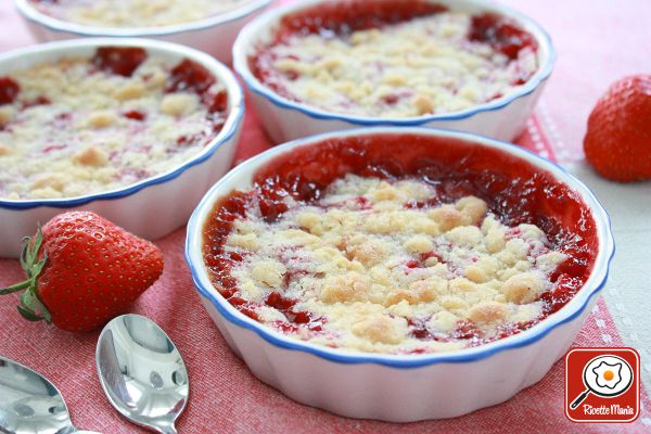 Crumble di fragole