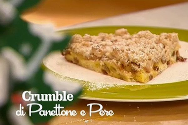 Crumble di panettone e pere - I men di Benedetta