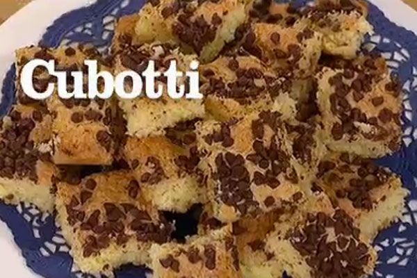 Cubotti - I menù di Benedetta