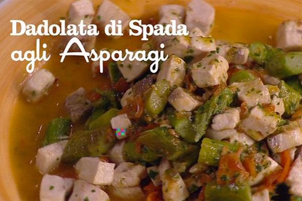 Dadolata di spada e asparagi - I men di Benedetta