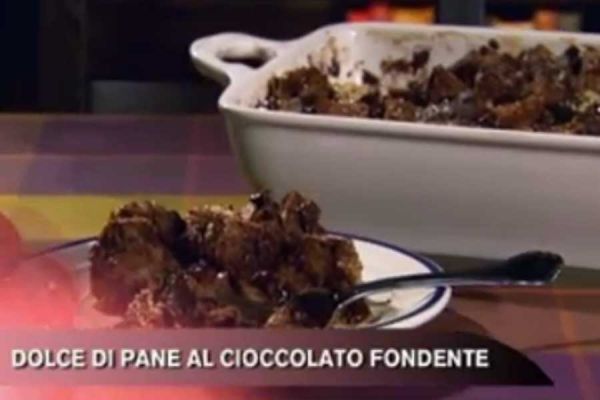 Dolce di pane al cioccolato fondente - Cucina con Buddy