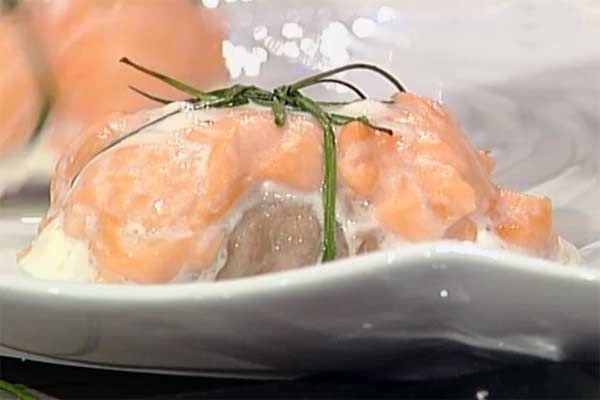 Fagottini di salmone con patate e formaggio - Antonella Clerici