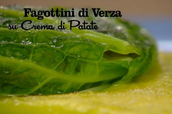 Fagottini di verza in crema di patate - I men di Benedetta