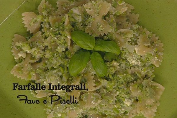 Farfalle integrali fave e piselli - I men di Benedetta