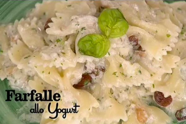 Farfalle allo yogurt di Tony - I men di Benedetta