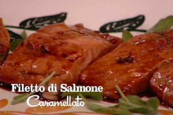 Filetto di Salmone caramellato - I men di Benedetta