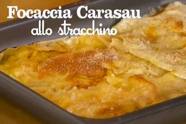 Focaccia carasau allo stracchino - I men di Benedetta