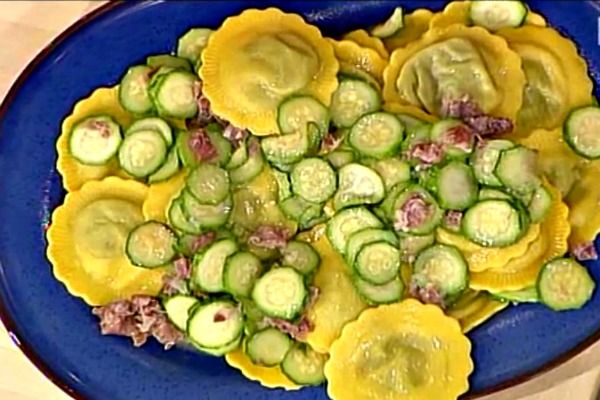 Fioroni ripieni di lattuga con prosciutto e zucchine- Alessandra Spisni