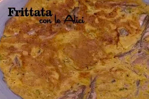 Frittata con le alici - I men di Benedetta