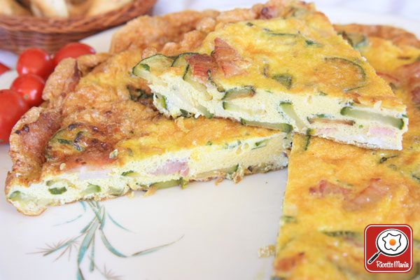 Frittata di zucchine e bacon