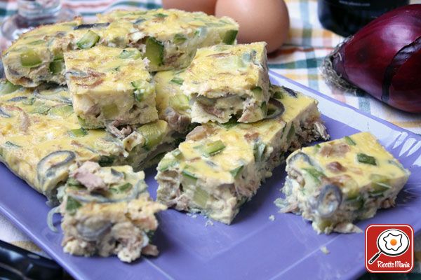 Frittata di tonno con zucchine - dieta Dukan