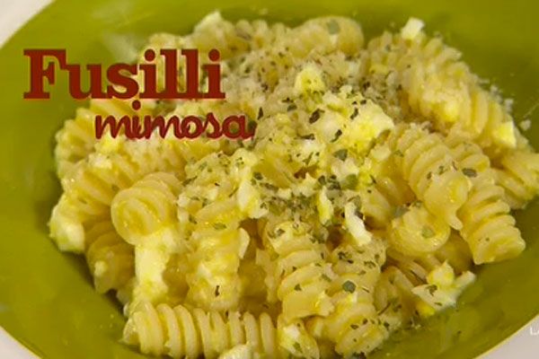 Fusilli mimosa - I menù di Benedetta
