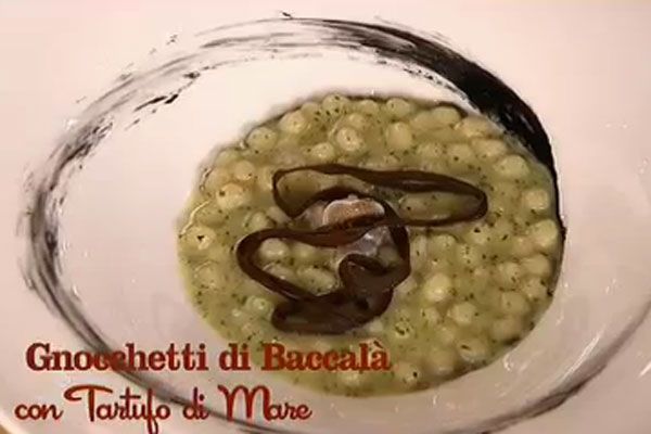 Gnocchetti di baccal con tartufo di mare - I men di Benedetta