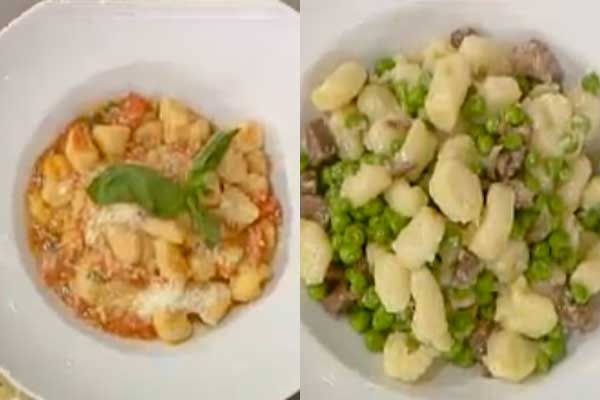 Gnocchi all'acqua ai due sapori - Anna Moroni