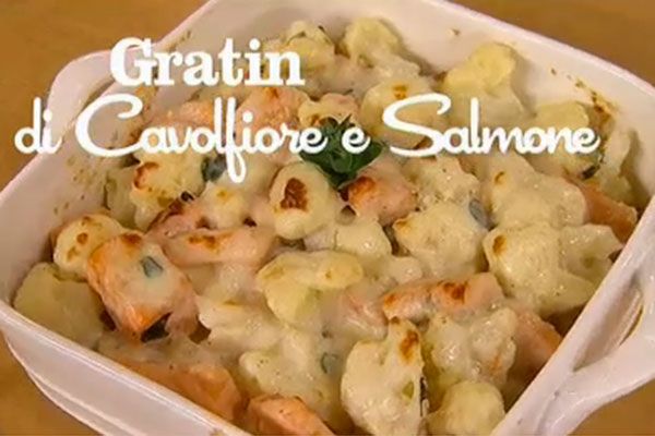 Gratin di cavolfiore e salmone - I men di Benedetta