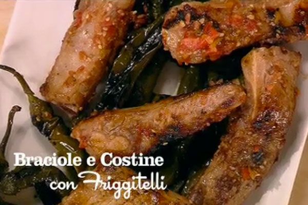 Braciole e costine con friggitelli - I men di Benedetta