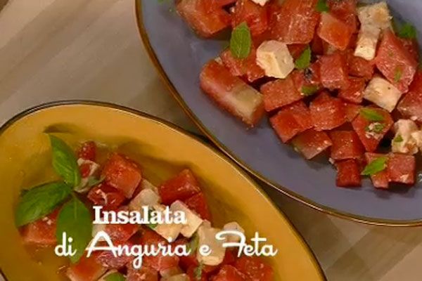 Insalata di anguria e feta - I men di Benedetta