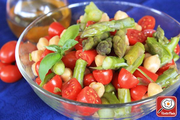 Insalata di ceci e asparagi